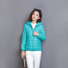 Load image into Gallery viewer, ZOGAA 2019 Winter New Women's Cotton Padded Warm Jacket Student Thin Section Down Cotton Hooded Short Coat Women winter coat
