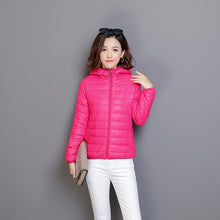Load image into Gallery viewer, ZOGAA 2019 Winter New Women's Cotton Padded Warm Jacket Student Thin Section Down Cotton Hooded Short Coat Women winter coat