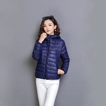 Load image into Gallery viewer, ZOGAA 2019 Winter New Women's Cotton Padded Warm Jacket Student Thin Section Down Cotton Hooded Short Coat Women winter coat