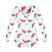 Load image into Gallery viewer, Women's Plunge V Neck Bodycon Long Sleeve Bodysuit Tie Stretch Leotard Crop Tops Short Romper Sleepwear Pajamas Suit