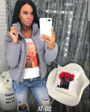 Load image into Gallery viewer, FORERUN Fashion Bubble Coat Solid Standard Collar Oversized Short Jacket Winter Autumn Female Puffer Jacket Parkas Mujer 2019