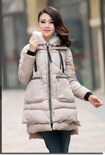 Load image into Gallery viewer, Winter Warm Orolay Style Women thicken Padded Coat Hooded Jacket Parka Outwear