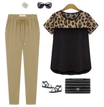 Load image into Gallery viewer, MwWiiWwM 2018 Summer Style Women Clothing Leopard Chiffon Blouse Blusas Femininas Shirt Camisas Roupas Femininas Women Tops