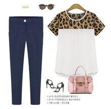 Load image into Gallery viewer, MwWiiWwM 2018 Summer Style Women Clothing Leopard Chiffon Blouse Blusas Femininas Shirt Camisas Roupas Femininas Women Tops