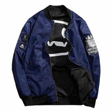 Load image into Gallery viewer, Mens Winter Casual Jacket Autumn Zippers Jumper Pilot Fight Bomber Coat Baseball Sports Outwear Tops Clothes