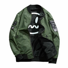 Load image into Gallery viewer, Mens Winter Casual Jacket Autumn Zippers Jumper Pilot Fight Bomber Coat Baseball Sports Outwear Tops Clothes