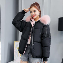 Load image into Gallery viewer, Korea Winter Jacket Women 2019 Hooded Women  Parka Coat Fur Collar Zippers Long Women Female Warm Winter Jacket Parka Plus Size