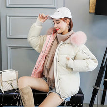 Load image into Gallery viewer, Korea Winter Jacket Women 2019 Hooded Women  Parka Coat Fur Collar Zippers Long Women Female Warm Winter Jacket Parka Plus Size