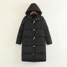 Load image into Gallery viewer, 2019 Fashion Cotton Coat Women Winter Warm Jacket Big Fur Collar Long Thickening Parka Coat Large Size Slim Fit Cotton Outerwear