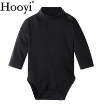 Load image into Gallery viewer, Solid Baby Girls Bodysuits 100% Cotton Soft Newborn Clothes Infant One-Piece Clothing Turtleneck Pajamas Sleep Shirts Tops Pant