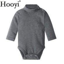 Load image into Gallery viewer, Solid Baby Girls Bodysuits 100% Cotton Soft Newborn Clothes Infant One-Piece Clothing Turtleneck Pajamas Sleep Shirts Tops Pant
